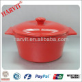 Batterie en argile à l&#39;érable rouge Stock Pots Cuisine / Nouveau produit Ensembles de casserole isolés thermoscopiques en céramique